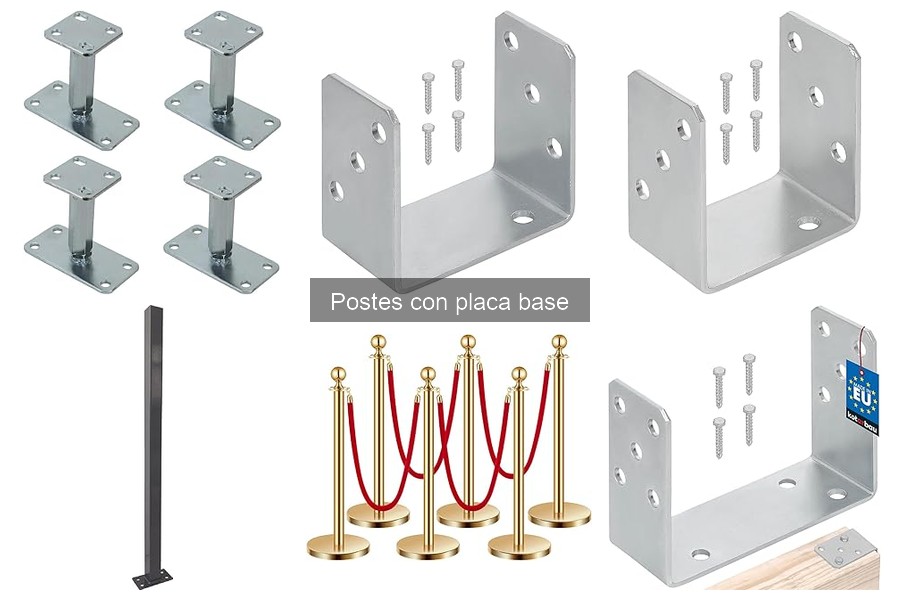 Guía de compra de postes con placa base para tu proyecto