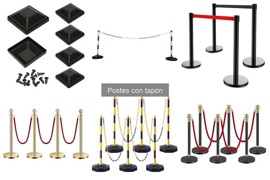 Guía de compra de postes con tapón: materiales y precios