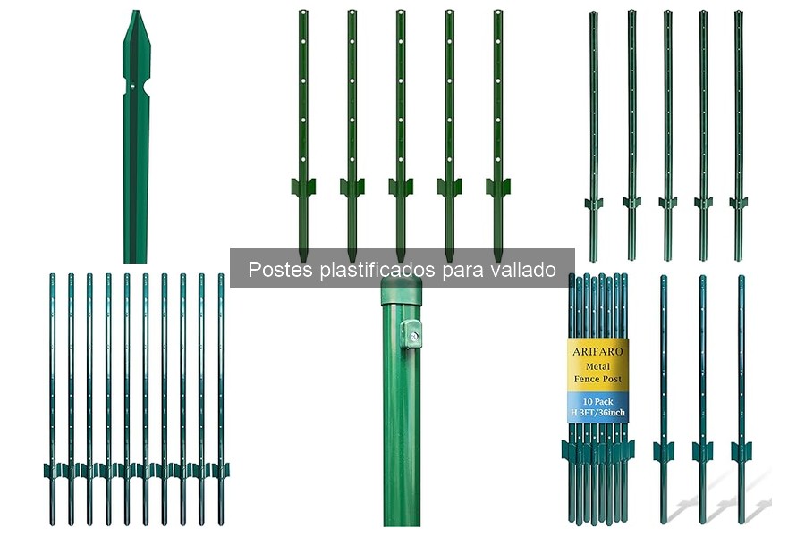 Guía de compra de postes plastificados para vallado