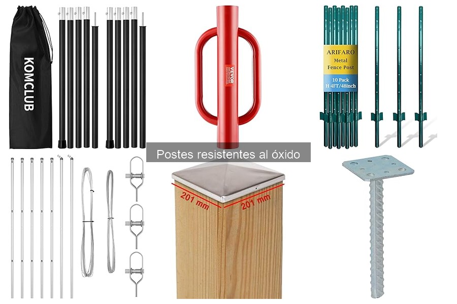 Guía de compra de postes resistentes al óxido
