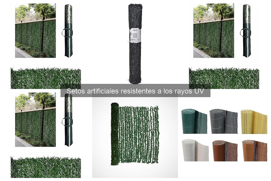 Guía de compra de setos artificiales resistentes UV