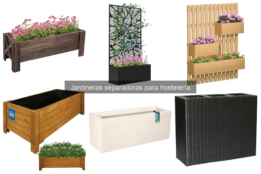 Guía de compra: Jardineras separadoras para hostelería