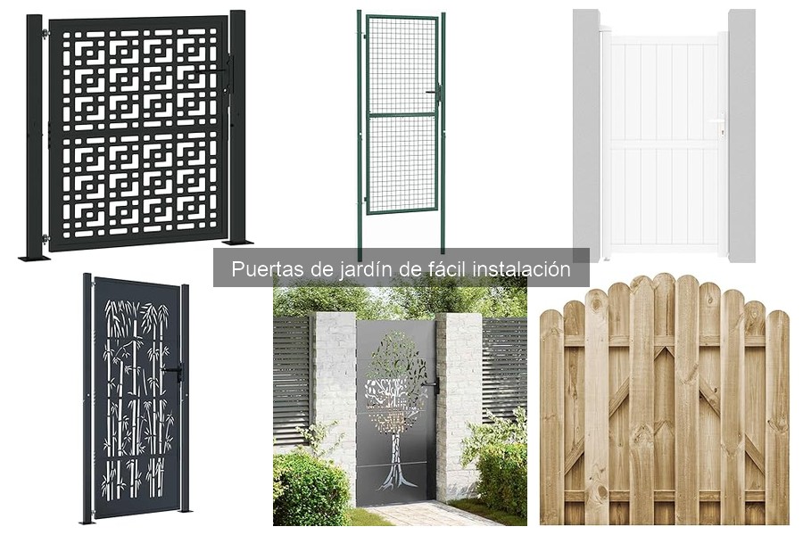 Guía de compra: Puertas de jardín de fácil instalación