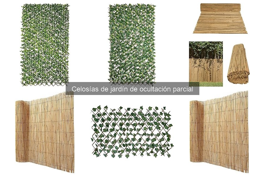 Guía de Instalación de Celosías de Jardín de Ocultación Parcial