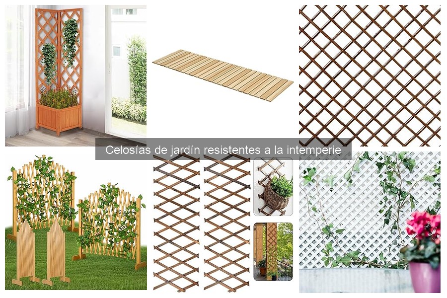 Guía de Instalación de Celosías de Jardín Resistentes a la Intemperie