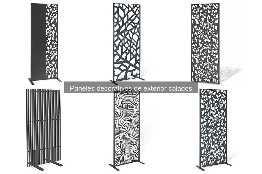 Guía de instalación de paneles decorativos calados para exterior