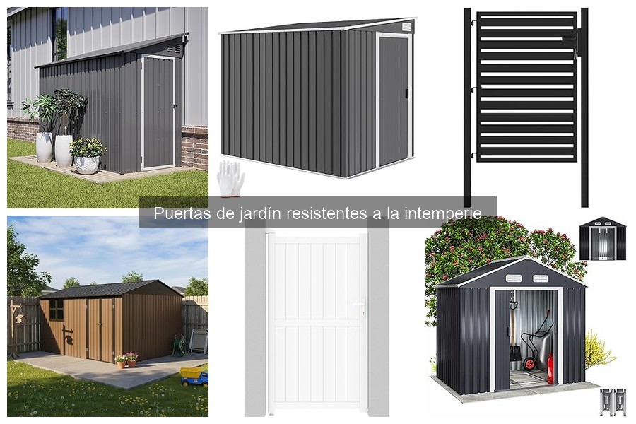 Guía de instalación de puertas de jardín resistentes a la intemperie
