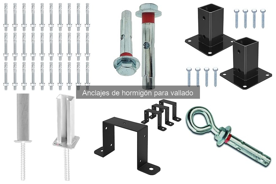 Guía para elegir anclajes de hormigón para vallado