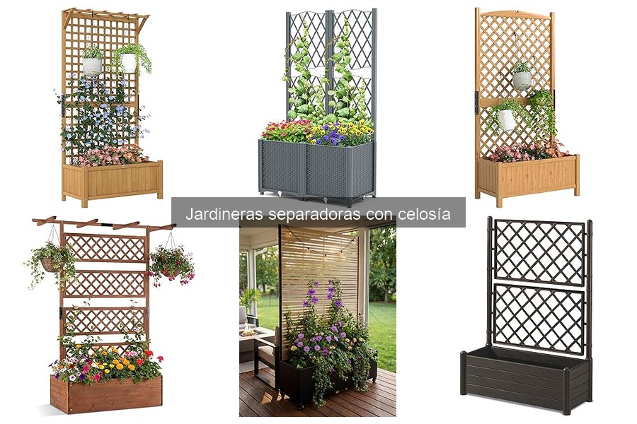 Guía para Elegir Jardineras Separadoras con Celosía