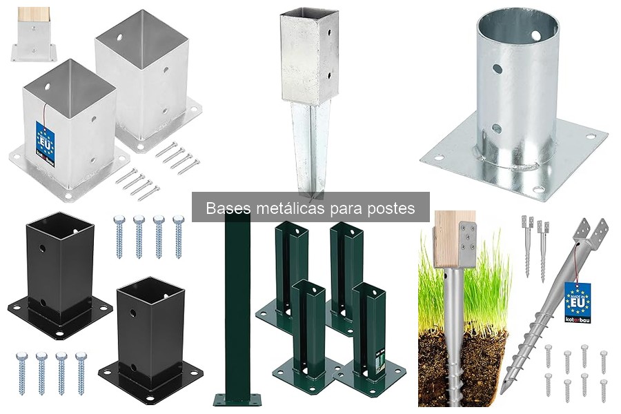 ** Guía para Elegir la Base Metálica Ideal para Postes