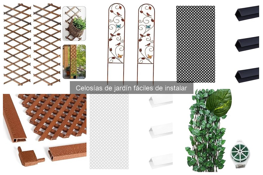 Guía para elegir la celosía de jardín perfecta