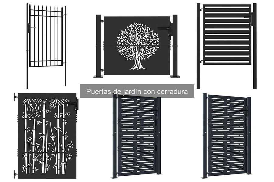 Guía para elegir la mejor puerta de jardín con cerradura
