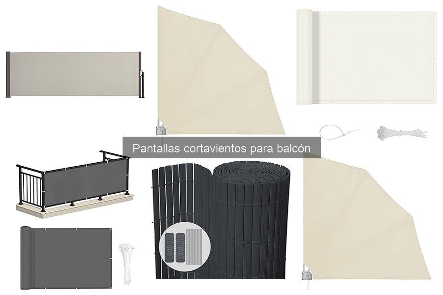 Guía para elegir pantallas cortavientos para balcón