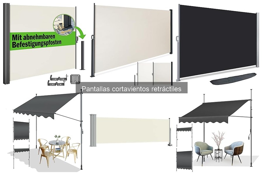 Guía para elegir pantallas cortavientos retráctiles