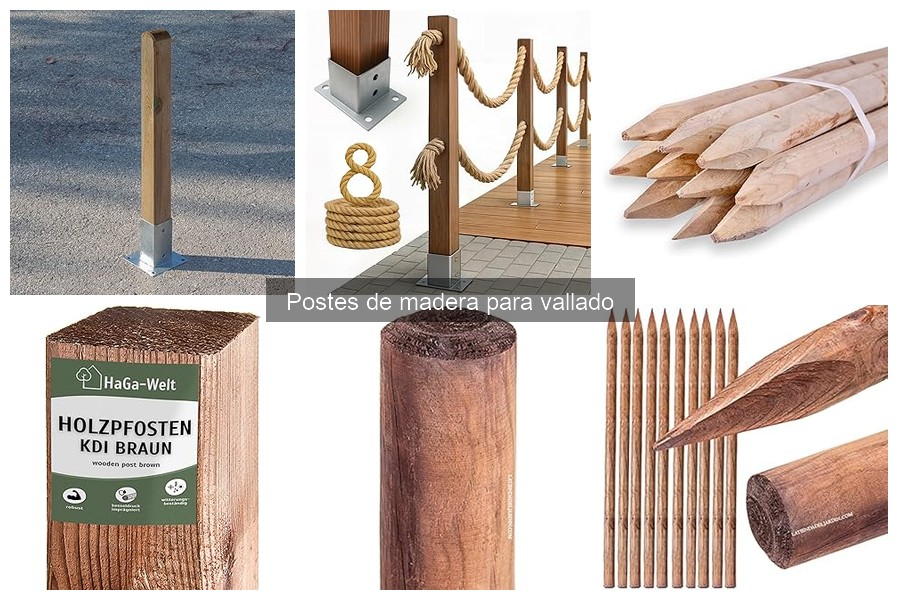 Guía para elegir postes de madera para vallado eficazmente
