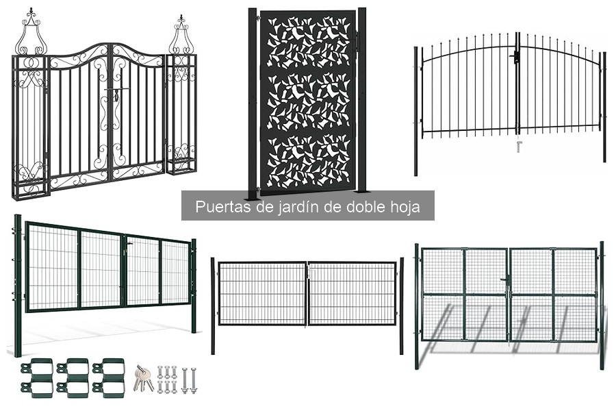 Guía para Elegir Puertas de Jardín de Doble Hoja