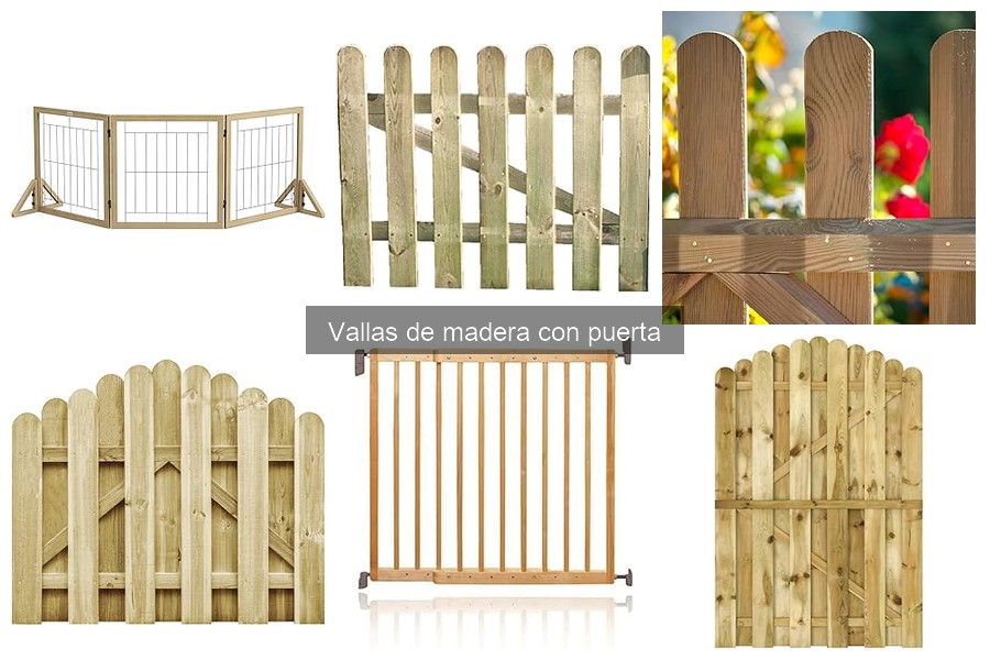 Guía para elegir vallas de madera con puerta perfectas