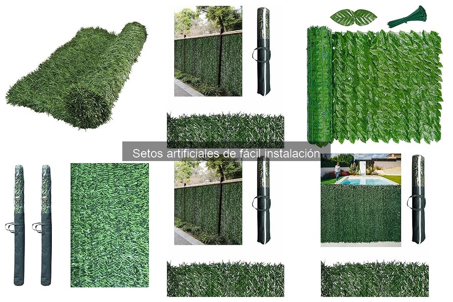 Guía para instalar setos artificiales de fácil instalación