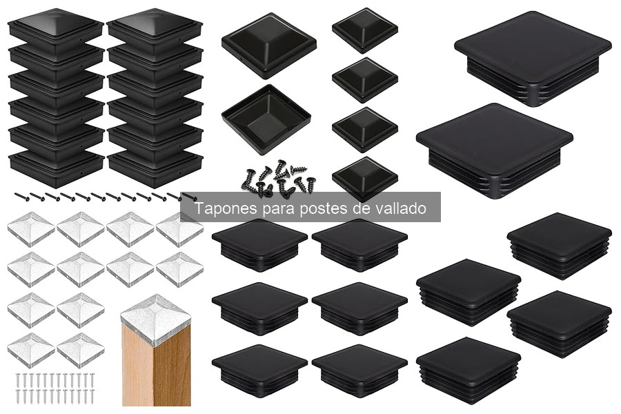 Guía para instalar tapones para postes de vallado
