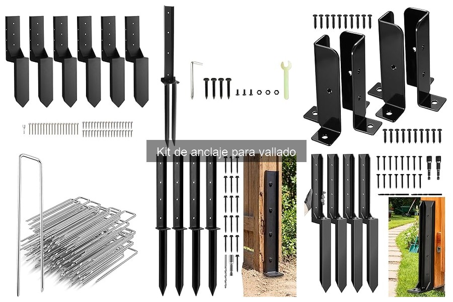 Guía práctica para instalar un kit de anclaje para vallado