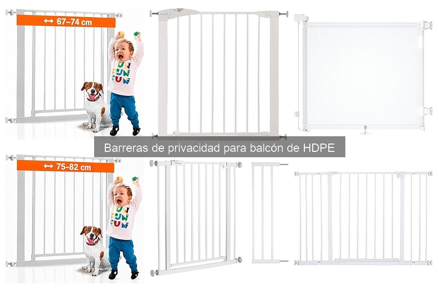 ** Ideas creativas con barreras de privacidad HDPE en tu balcón