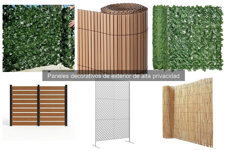 Ideas creativas con paneles decorativos de alta privacidad