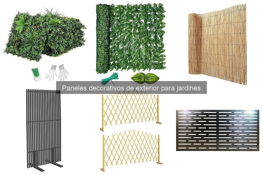 Ideas Creativas con Paneles Decorativos para Jardines