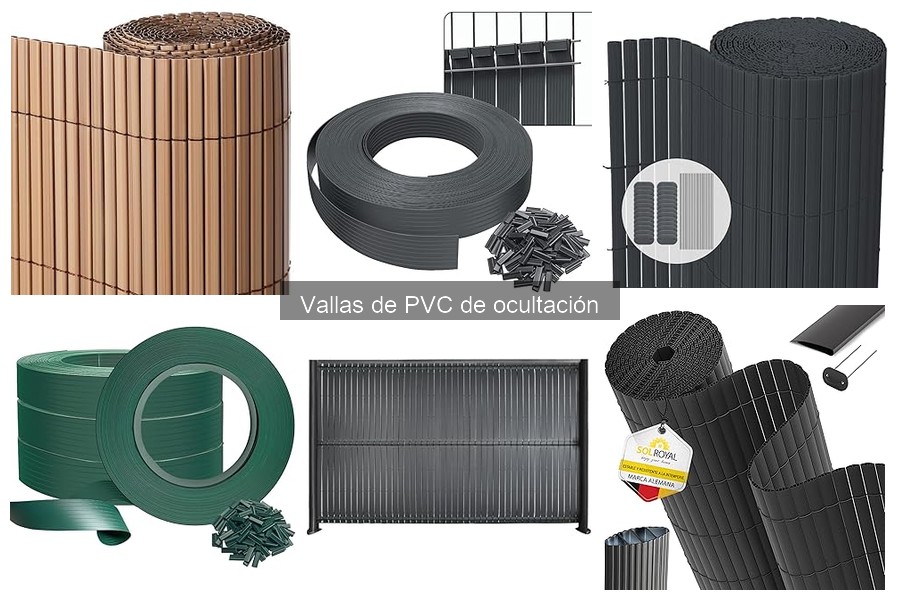 Ideas creativas para decorar con vallas de PVC de ocultación