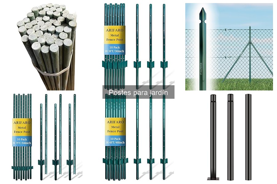 Ideas creativas para decorar tu jardín con postes