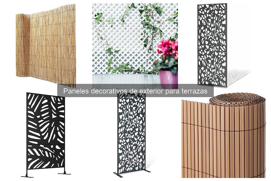 Ideas creativas para decorar tu terraza con paneles decorativos