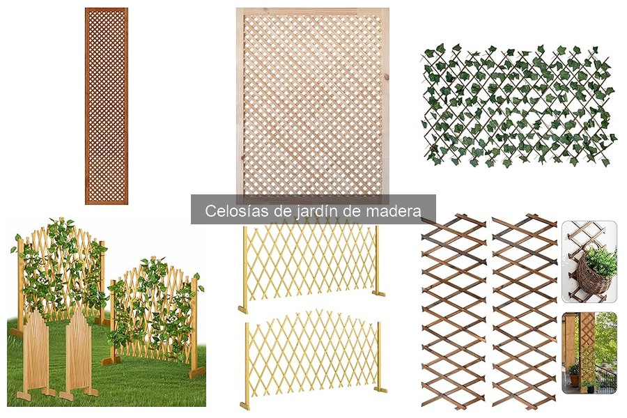 Ideas Creativas para Instalar Celosías de Jardín de Madera
