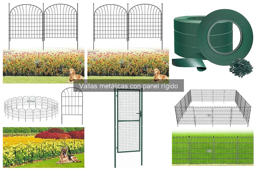 Ideas creativas para usar vallas metálicas con panel rígido