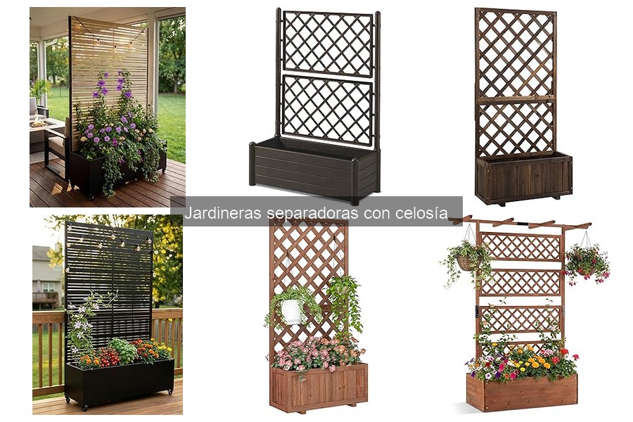 Ideas de Estilos Decorativos con Jardineras Separadoras