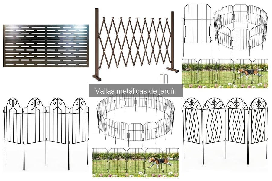 Ideas para Decorar Vallas Metálicas de Jardín