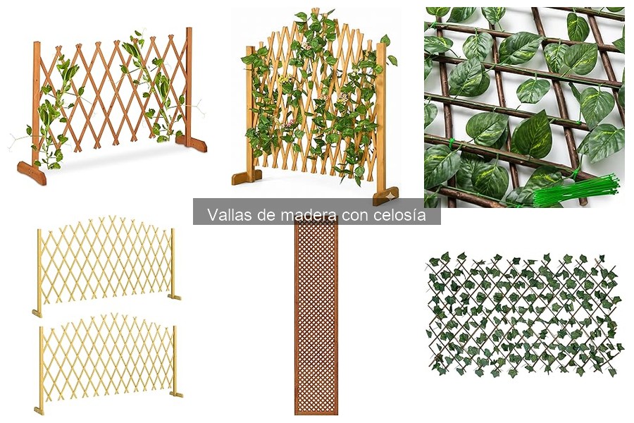 Inspiración para Diseñar con Vallas de Madera con Celosía