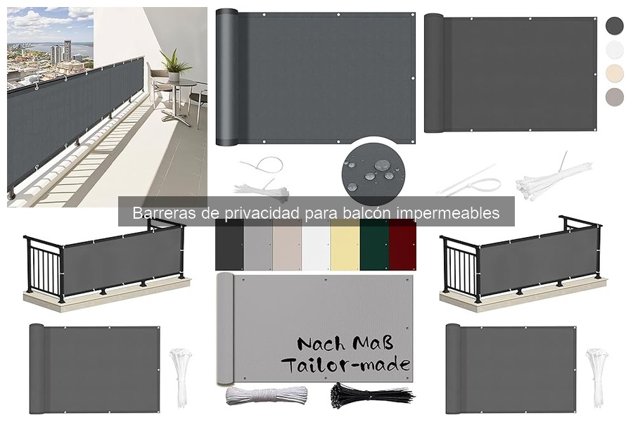 Instalación de Barreras de Privacidad para Balcón Impermeables