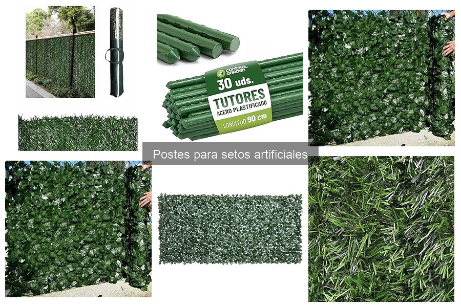 Instalación de Postes para Setos Artificiales: Guía Paso a Paso