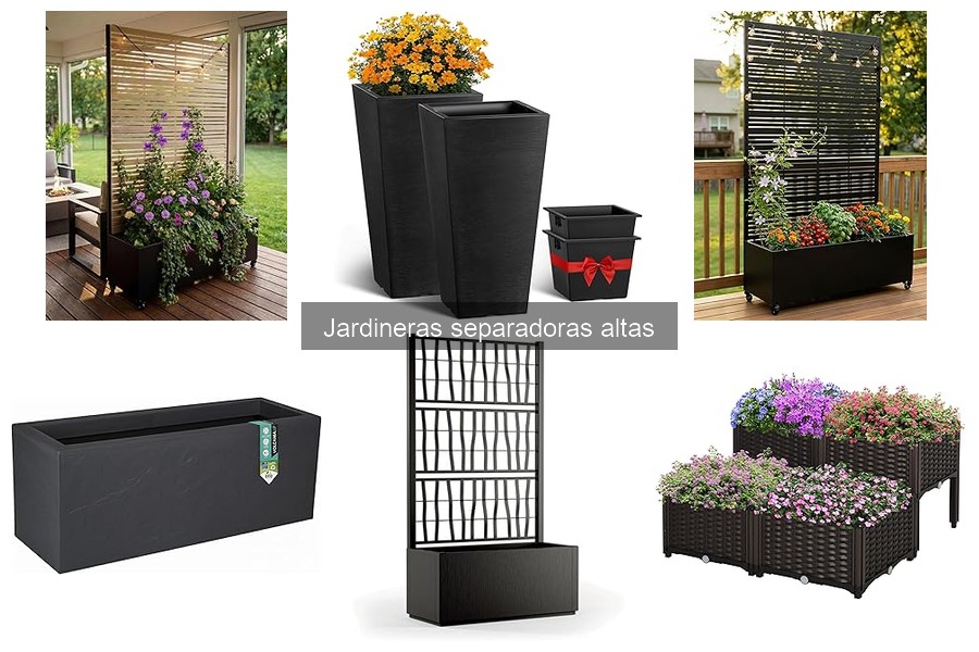 Jardineras separadoras altas: ¿Dónde comprarlas a buen precio?