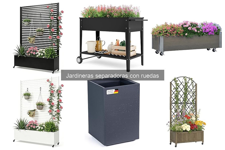 Jardineras Separadoras con Ruedas: Interiores vs. Exteriores