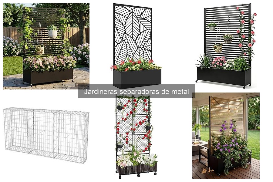 Jardineras Separadoras de Metal DIY: Construye la Tuya