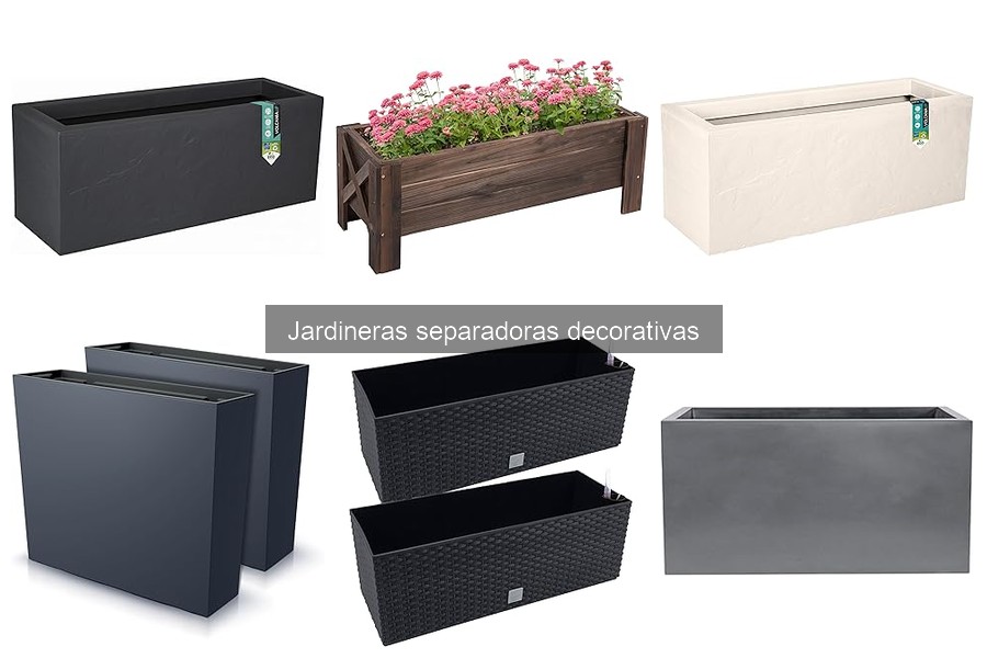 Jardineras separadoras decorativas personalizadas: Ventajas y costos