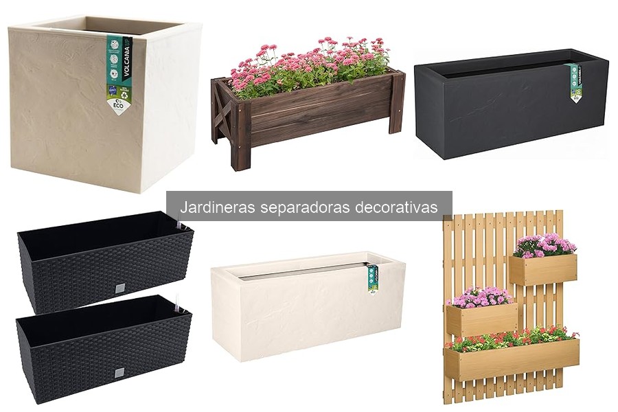 Jardineras separadoras hechas a mano: ventajas y desventajas