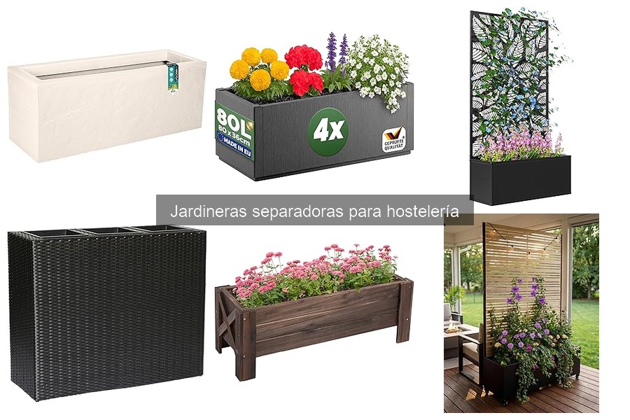 Jardineras separadoras: Mejoran la experiencia en restaurantes
