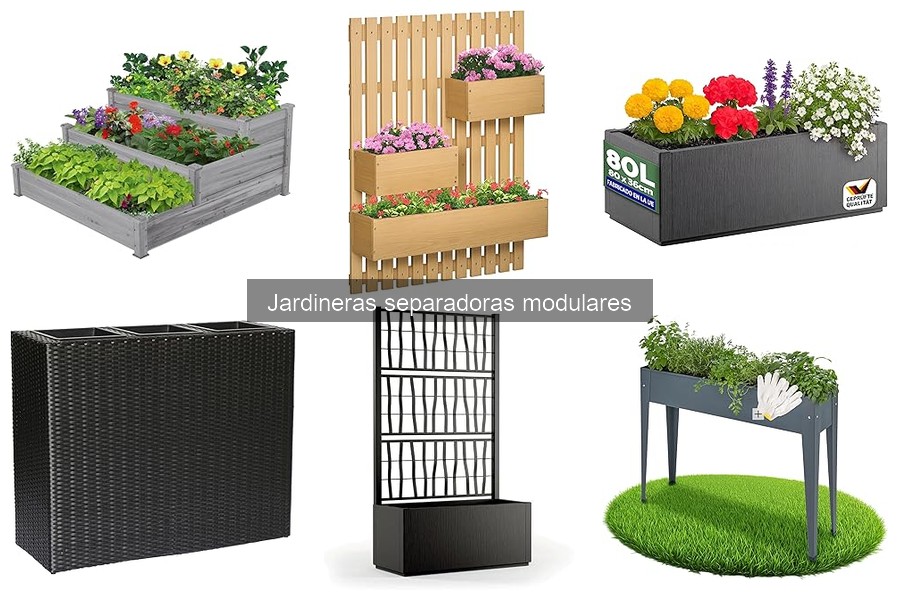 Jardineras Separadoras Modulares Ecológicas para tu Jardín