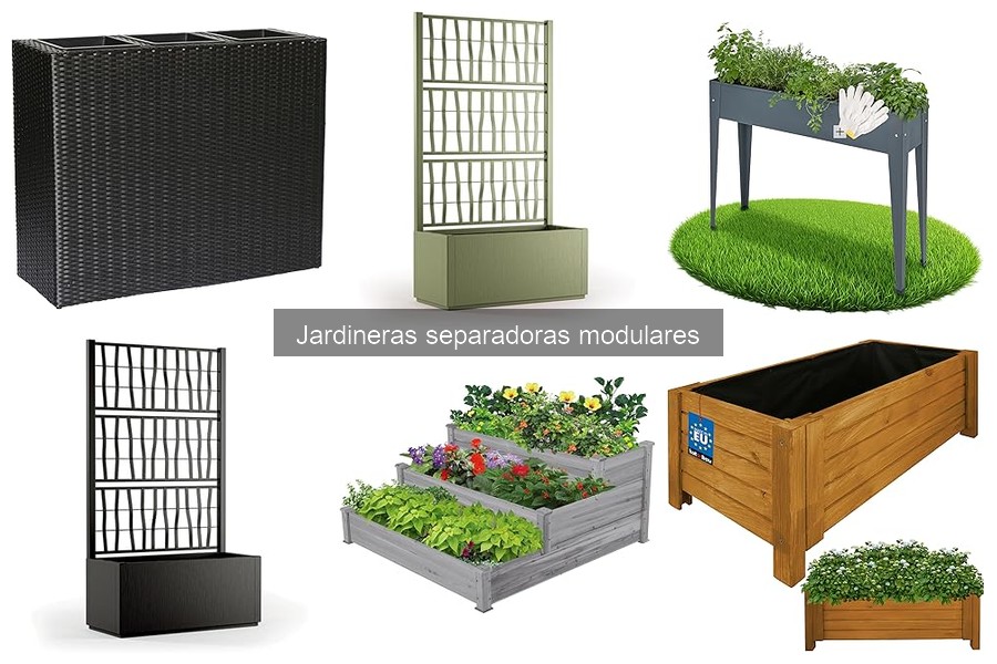 Jardineras Separadoras Modulares para Interiores: Estilo y Funcionalidad