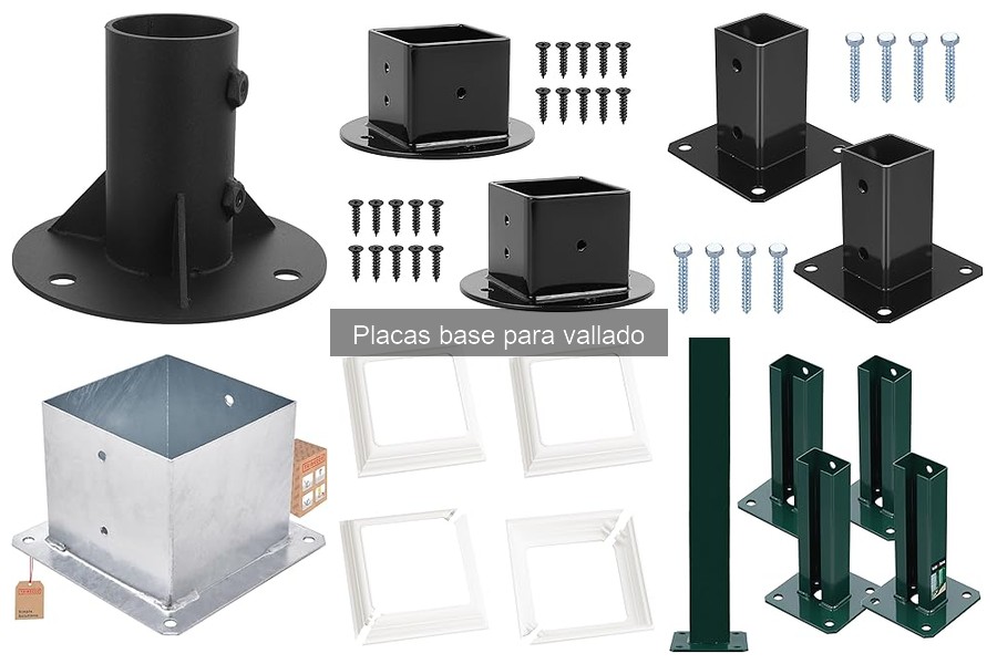 Las mejores placas base para vallado en 2023