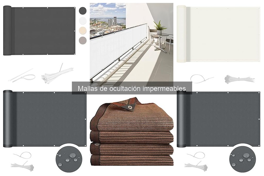 Mallas de Ocultación Impermeables: Características y Usos