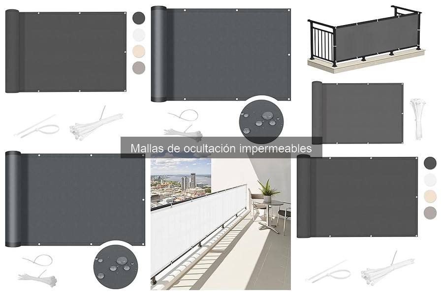 Mallas de Ocultación Impermeables para Terrazas y Patios