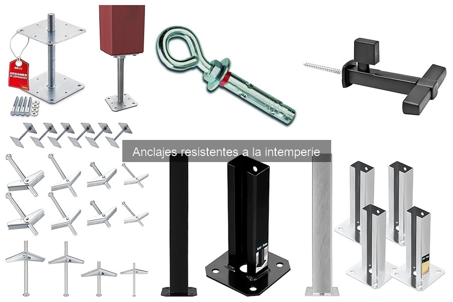 Mantenimiento de anclajes resistentes a la intemperie: Guía práctica