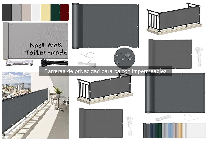 Mantenimiento de Barreras de Privacidad para Balcón Impermeables